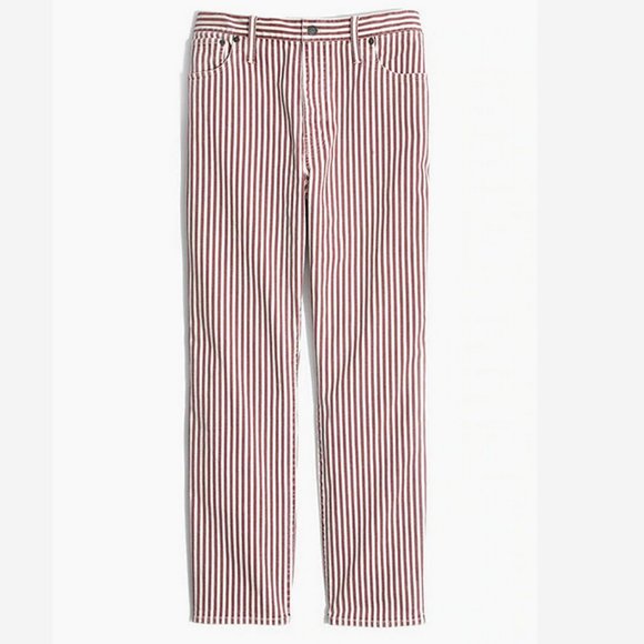 Madewell Women's Luca Stripe Jeans Size 31 NWT